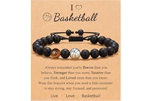 UNGENT THEM Gifts for Teen Boys, Baseball Basketball Soccer Football Bracelet Gifts for Boys, Birthday Graduation Gifts for Boys, Son, Grandson, Brother, Nephew