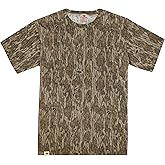 Mossy Oak Short Sleeve Cotton Mens Camo Hunting Shirt