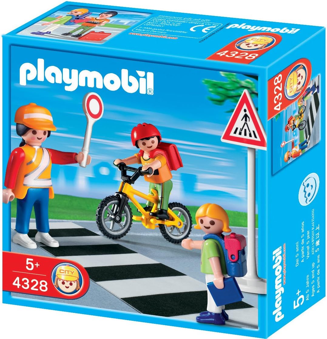Playmobil 4328 School Crossing with Kids, Multicoloured, 15 x 15 x 5 cm - Image 5