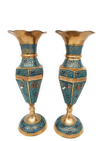 Buy Bhunes Vases Brass Flower Vase Vases Flower Brass