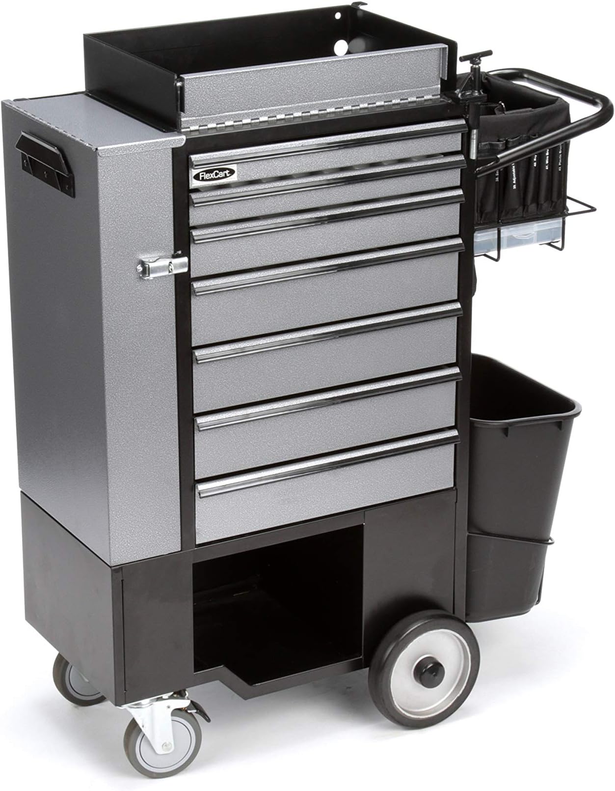 FlexCartTM FC-100CSNT Carbon Steel General Maintenance and PM Engineering Cart, No Tools