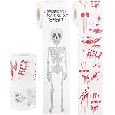 Halloween Decorations Halloween Toilet Paper - 2 Rolls - Halloween Party Decorations for Adults Halloween Party Supplies Party Favor Party Décor
