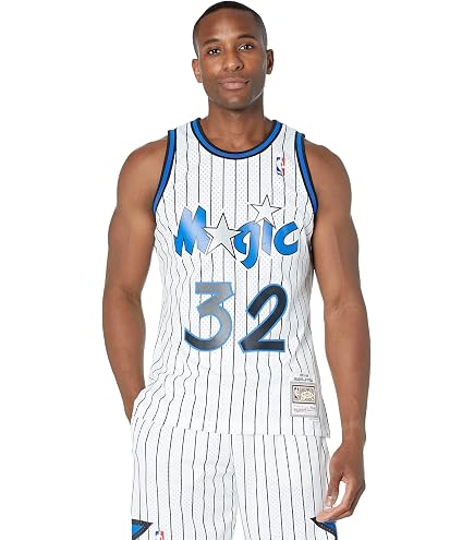 Amazon.com: Mitchell & Ness NBA Swingman Shorts Magic 93-94 White
