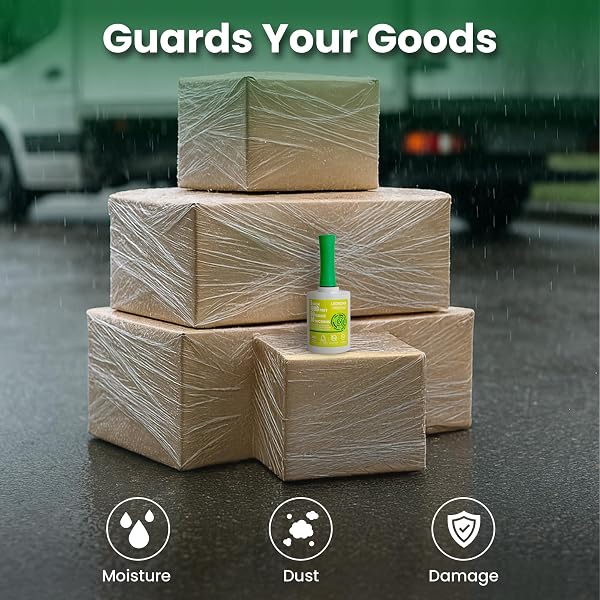 LEDRONA 4 ROLL STRETCH WRAP FOR MOVING WITH HANDLES – 5IN WIDE, 1000FT PLASTIC STRETCH WRAP ROLL FOR PACKING, WRAPPING FURNITURE, PALLET, LUGGAGE, BOXES – CLEAR SHRINK FILM – MOVING SUPPLIES