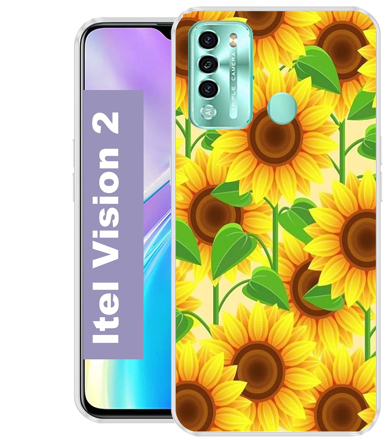 itel vision 2 back cover