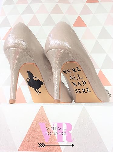 alice in wonderland wedding shoes