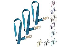 Majestic Ally Pack of 3 Horse Bucket Strap Hangers – Practical and Easy Design for Indoor or Outdoor Use -Set of 3,-1"x22"