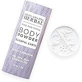 Talc Free Body Dusting Powder for Women, Lavender Clary Sage Vetiver Essential Oils, Cornstarch Free Arrowroot Talcum Powder, Waxing Bath Sugaring Powder, Ora’s Amazing Herbal, Blissful Earth 2.5 oz