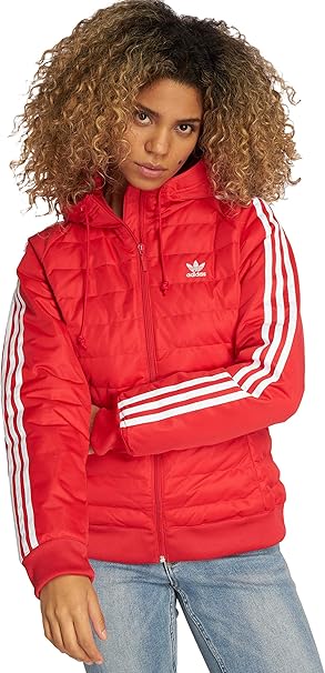 adidas winterjacke damen rot