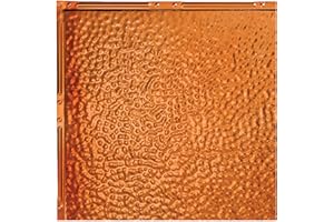 Great Lakes Tin Chicago Copper Ceiling Tiles - Perfect for DIY and Home Renovation Projects - Easy to Install (12X12 Inch Sample)