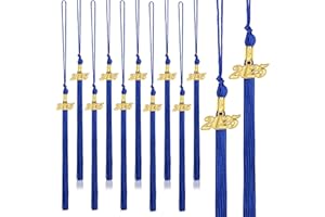 JULMELON 2025 Graduation Tassels, 20Pcs Graduation Cap Tassels 2025 Grad Graduation Tassels for 2025 Graduation Ceremonies Accessories, Royal Blue