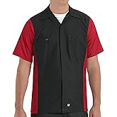 Red Kap Short Sleeve Two-Tone Crew Shirt