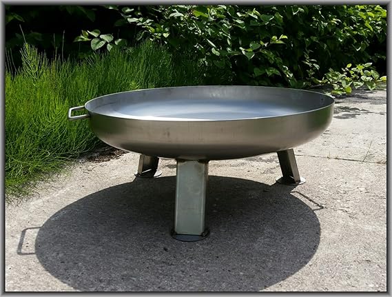 Czaja Stanzteile Edelstahl Feuerschale (Edelstahl Feuerschale Ø 80 cm)