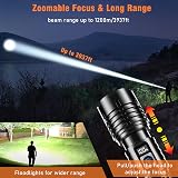 Shadowhawk LED Rechargeable Flashlight 500000L XHM77.2 Adjustable Focus view 6