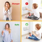 MAISUZA Pack of 10 UK Plug Socket Covers 3 Pin White Baby Safety view 5