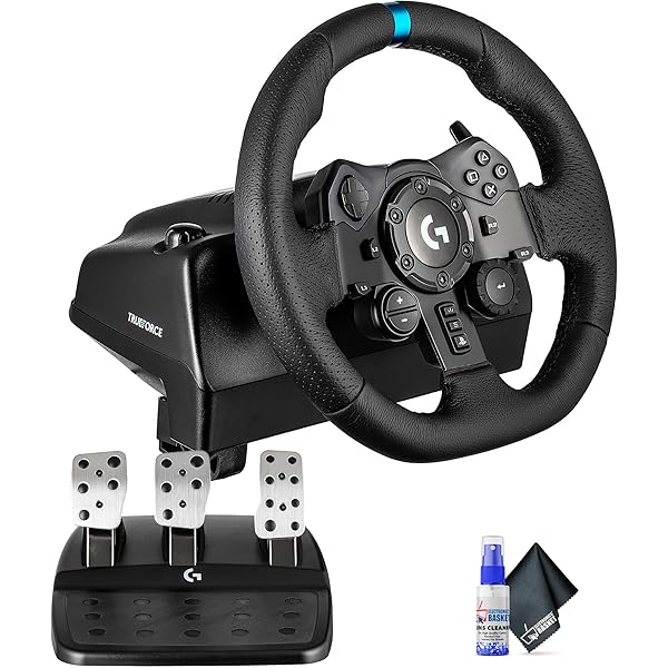Amazon.com: Logitech G G923 TRUEFORCE Sim Racing Wheel and Pedals