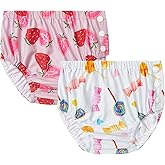 Durio 2PCS Reusable Swim Diapers - Toddler Baby Swim Diaper Soft and Waterproof for Swimming Lessons Boys and Girls