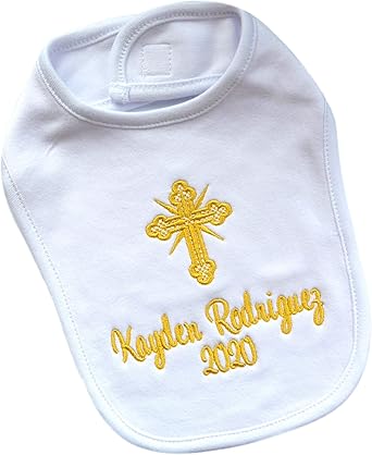 christening bibs personalized
