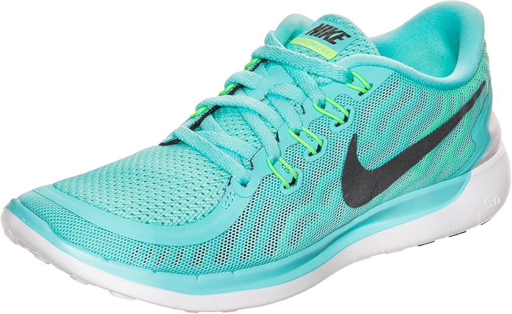 Nike Womens Free 5.0 Running Shoes (Light Aqua) Running