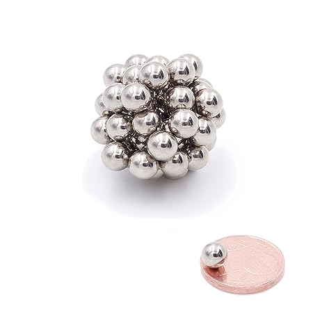 Brudazon | 25 Power Kugel-Magnete 5mm | Neodym-Magnete ultrastark - N38 | Mini-Magnet für Modellbau, Whiteboard, Pinnwand, Kü
