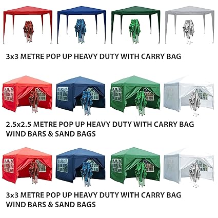 Garden Vida Pop Up Gazebo Marquee Party Tent Outdoor Garden Canopy