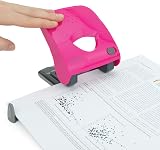 Rapesco 1527 X5-40ps 2 Hole Punch 40 Sheet Capacity Hot Pink view 3
