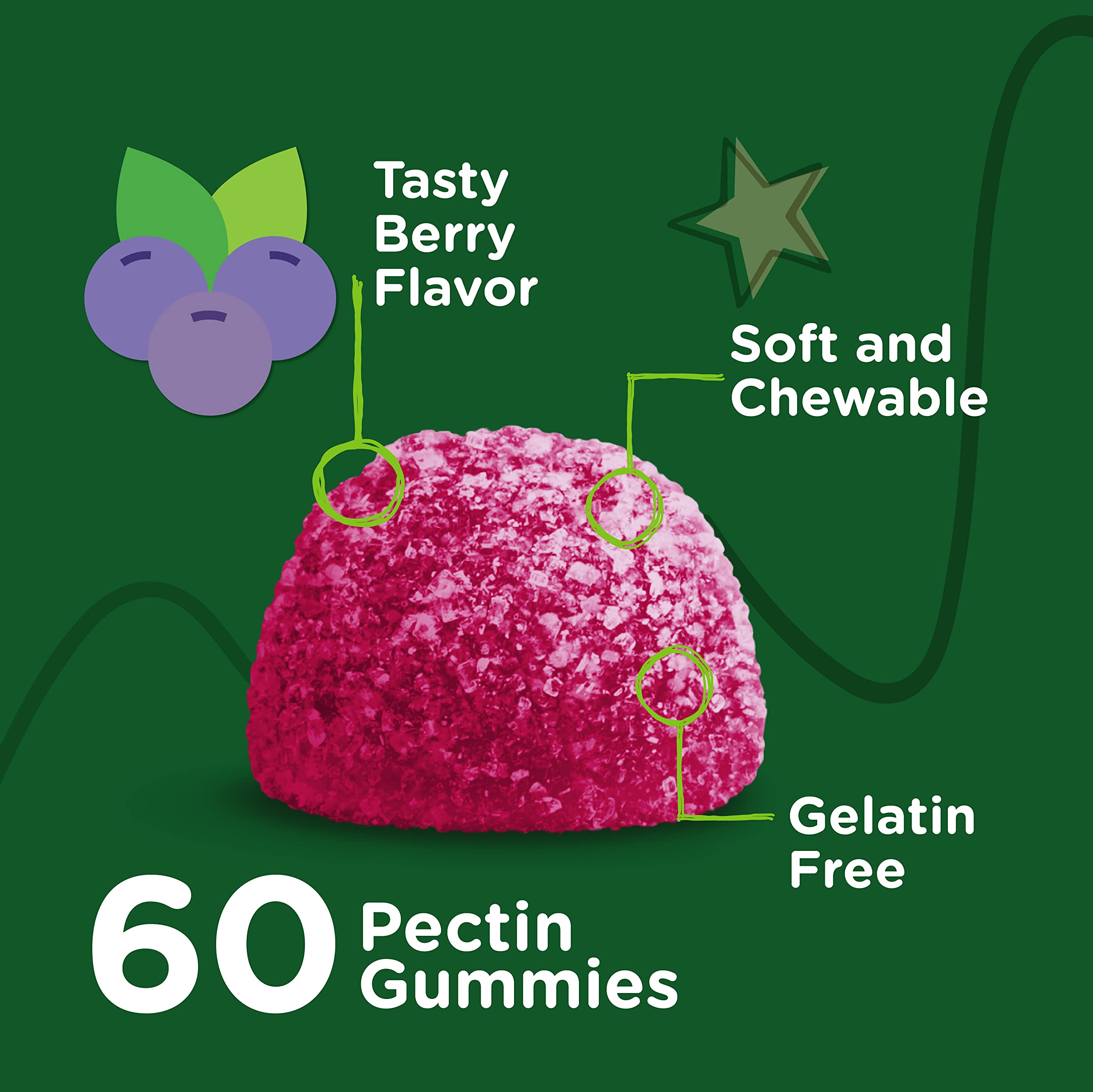 Viteey Zinc for Kids Gummies, 15mg - Immune Support - Powerful Natural Antioxidant, Kids Zinc Vitamin Supplement - Vegan, Gelatin Free, Gluten Free - Tasty Chewable Berry Flavor Gummy