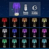 CoolGift Mart LED Headset Controller Stand 16 Colors 3D Gamepad Holder USB AAA view 3