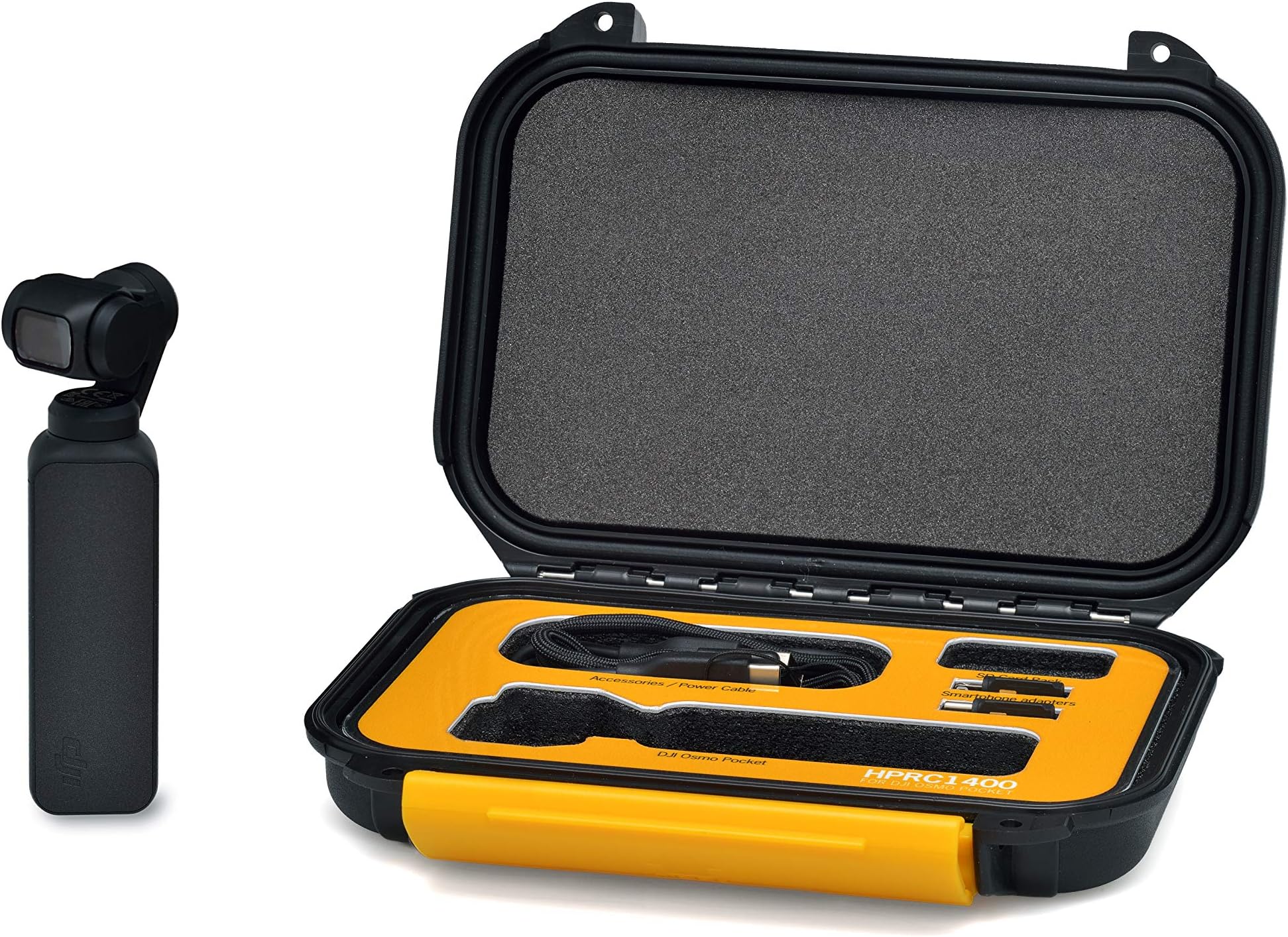 HPRCDJI OSMO Pocket Roller Case, 20 cm, 0.3 liters;,Yellow-Pan