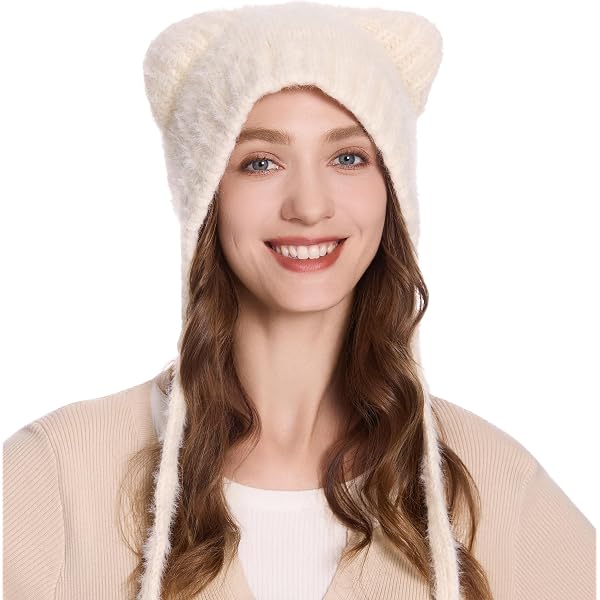 Pooyikoi Cute Little Bear Safety Helmet Polar Fleece  display picture 2