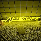 Ajoyferris Cyberpunk Neon Sign Game Led Sign for Wall Decor Shooting Games Neon Light for Gaming Room Man Cave Bedroom Decoration Afterlif Neon Light Sign for Teen Boys