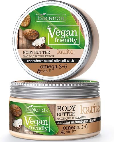 Bielenda Vegan Friendly Karite Body Butter 250ml - Tone Moisturize Soften Skin