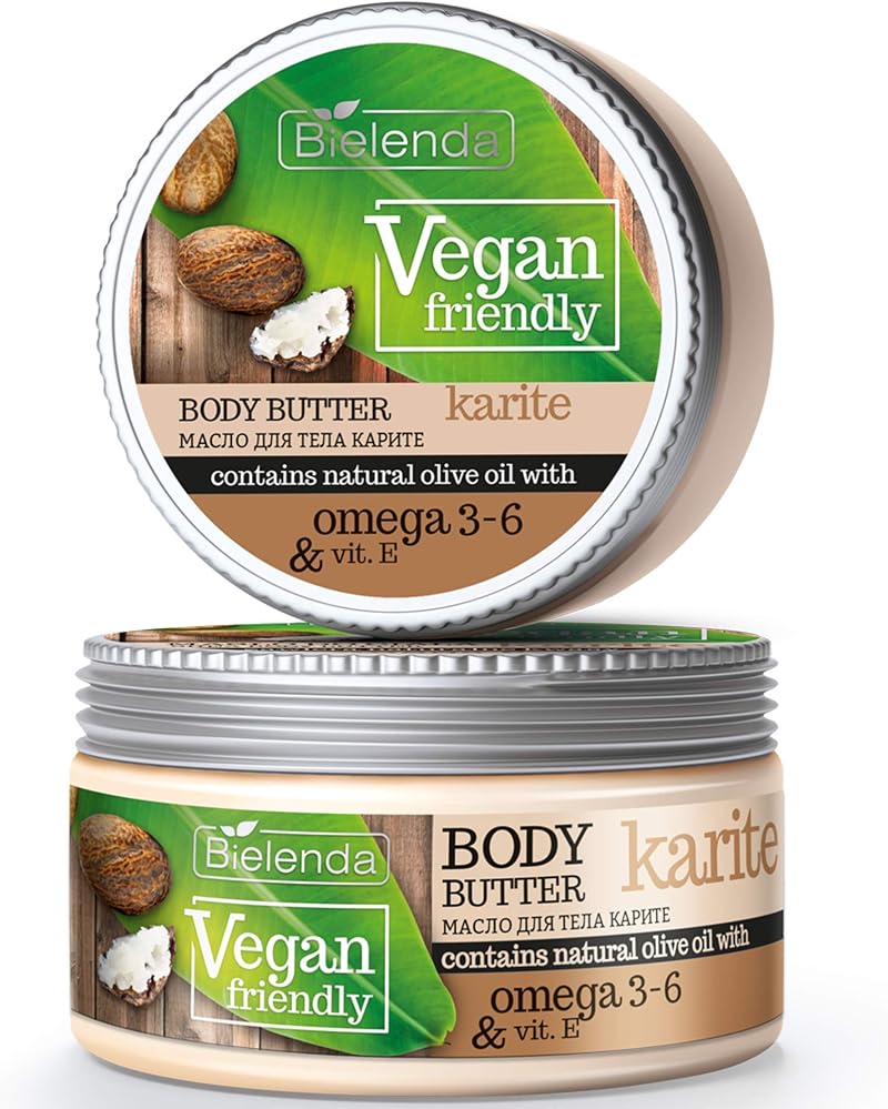 Bielenda Vegan Friendly Karite Body Butter 250ml - Tone Moisturize Soften Skin