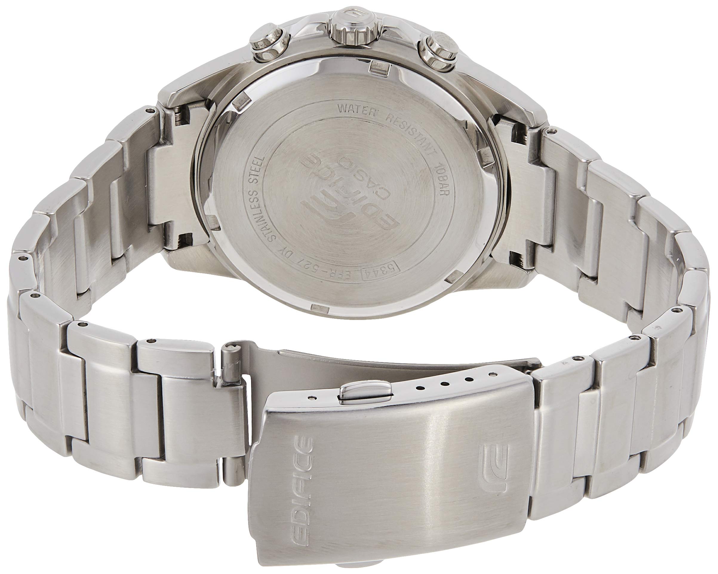 casio edifice blue dial men's watch