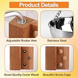 lasuroa Sauna Aromatherapy Bowl with Swinging Arm, Essential Oil Diffuser Cup view 4