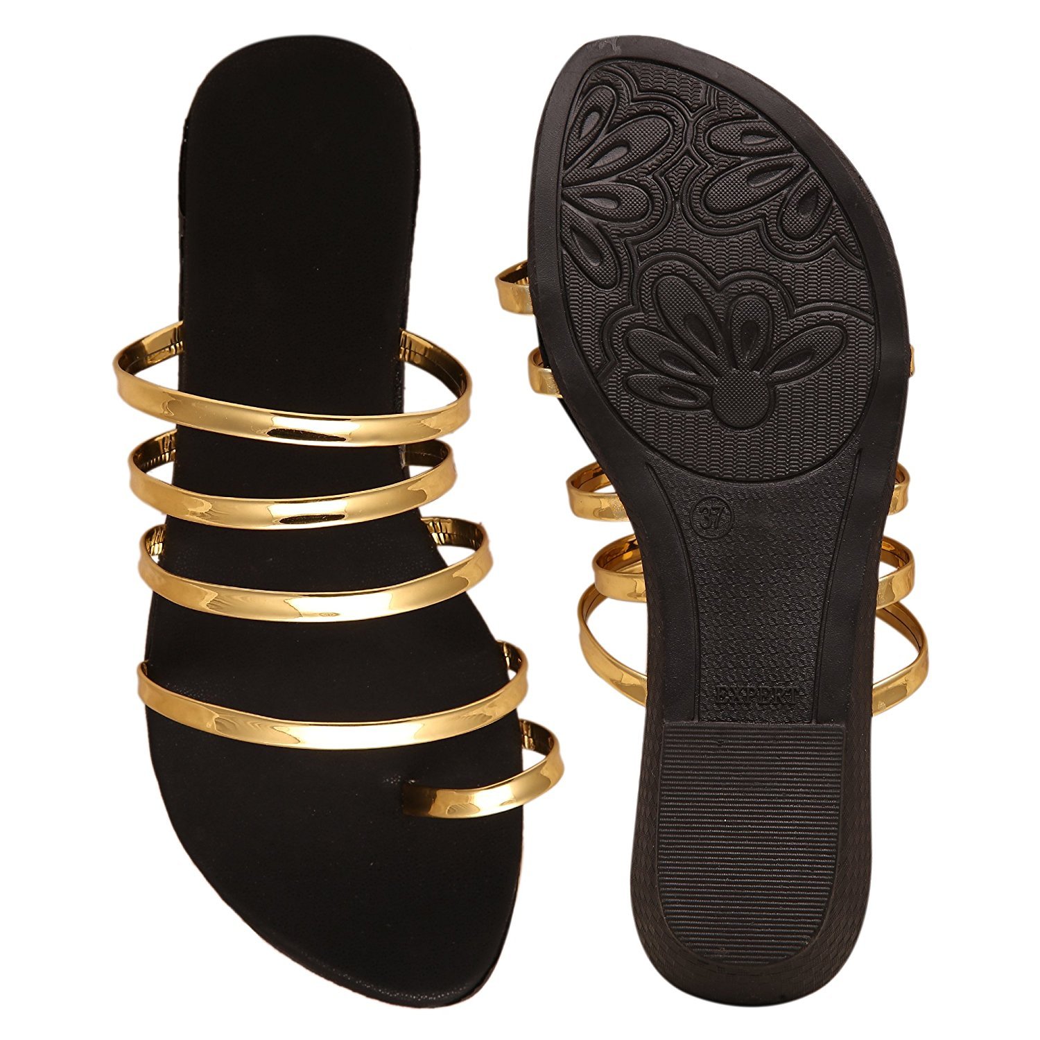 red choice collection women's 5 patti flats combo of 2