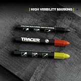Tracer Construction Lumber Crayon Markers 12 Red Multi Surface Marking Waxy Tip view 8