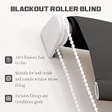 Funky Gadgets Dark Grey Thermal Blackout Roller Blind 120x165 cm view 7