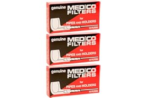 Medico Filters for Pipes and Holders 3 Boxes of 10 Filters (Total 30 Filters)
