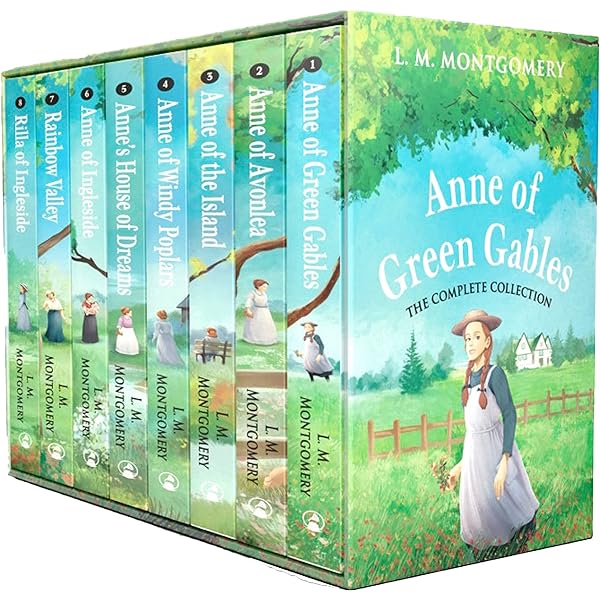 Anne of Green Gables The Complete Collection 8 Books Box Set by