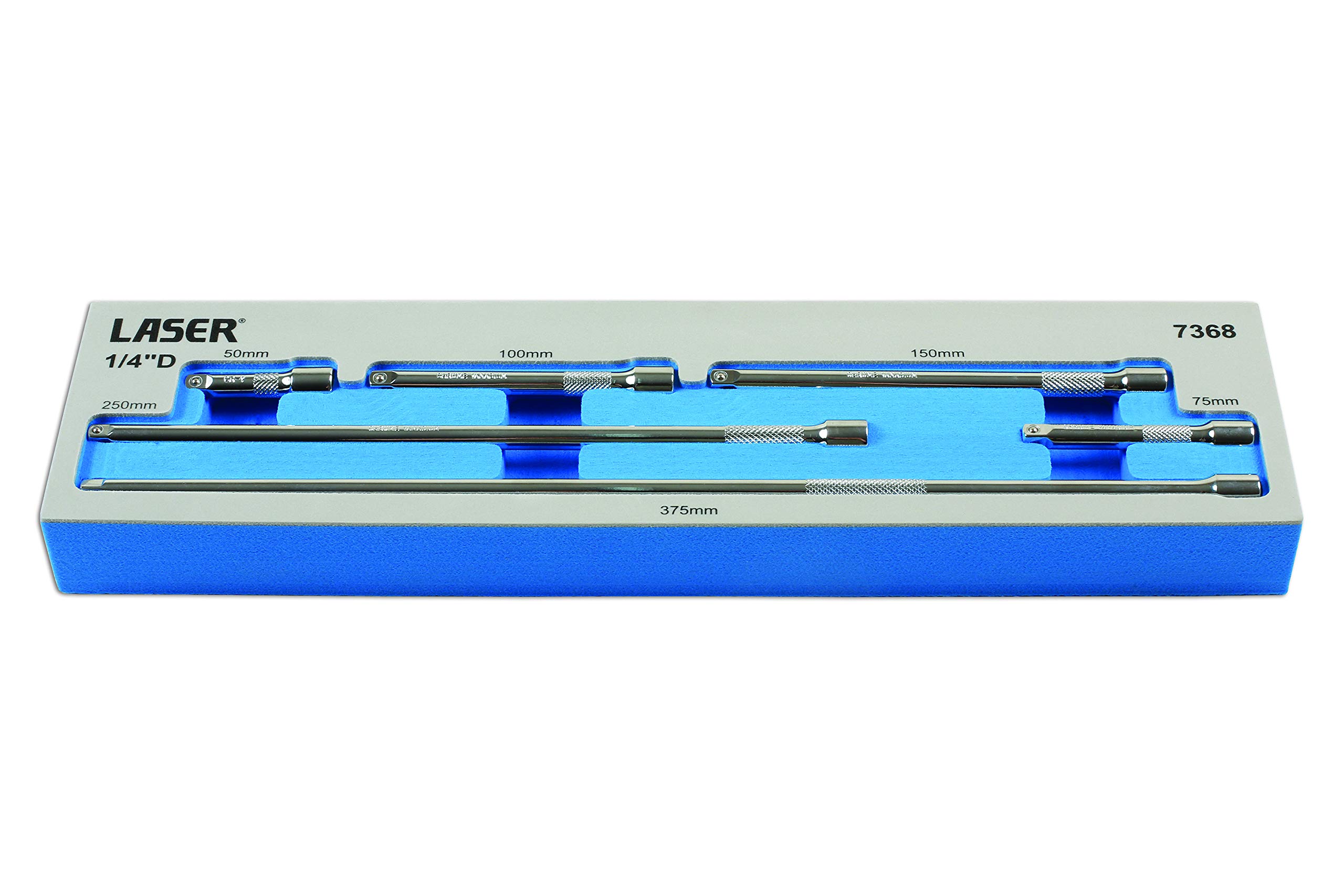Laser 7368 Extension Bar Set 1/4"D 6pc