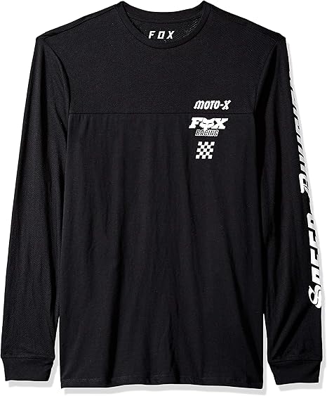 playera manga larga hombre negra