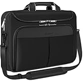Enkinil 17 inch Waterproof Protective Laptop Messenger Briefcase with Adjustable Shoulder Strap, Men Women Travel/Business Bag Compatible with HP ZBook,ThinkPad,DELL Inspiron