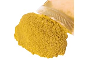 FOUNABOB Mica Powder 0.35OZ/10G Gold Pigment for Epoxy Resin Candle Soap Dye Makeup
