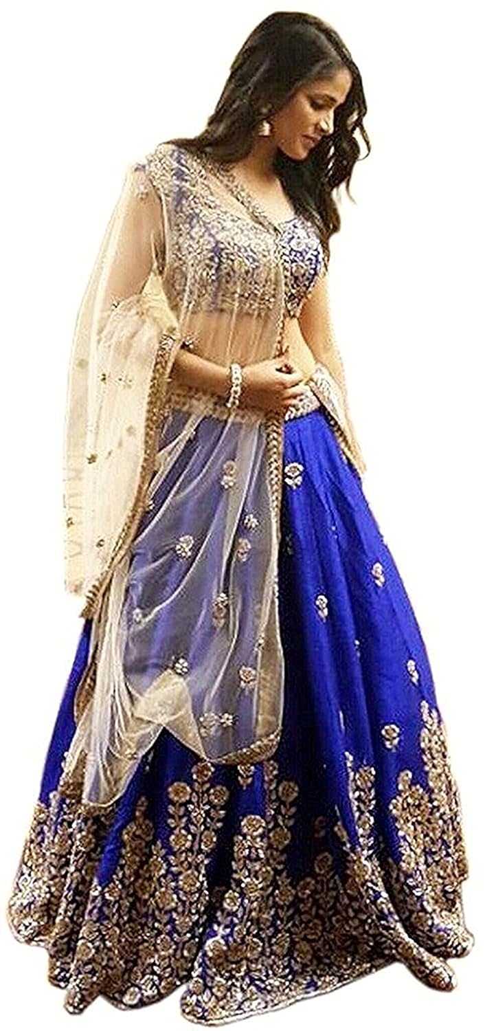 shoryam womens lehenga choli (shoryam 01_blue free size)