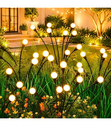 Mintulipy Solar Lights Outdoor Waterproof, Vintage Sunflowers