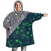 PAVILIA Wearable Blanket Sweatshirt Kids Boy Girl, Warm Cozy Giant Hoodie, Fleece Sherpa Oversized Hood Sleeves, Big Pocket