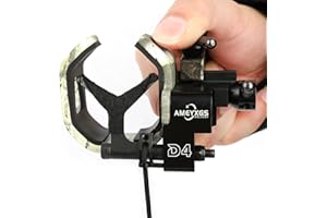 ZSHJGJR Archery Drop Away Arrow Rest Full Containment 4 Way Quick Adjustable Knob Right Hand for Compound Bow Hunting Shooting Accessories