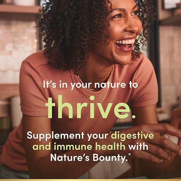 NATURE’S BOUNTY PROBIOTIC GUMMIES, IMMUNE HEALTH & DIGESTIVE BALANCE, PINEAPPLE, RASPBERRY AND ORANGE FLAVOR GUMMIES, 60 CT