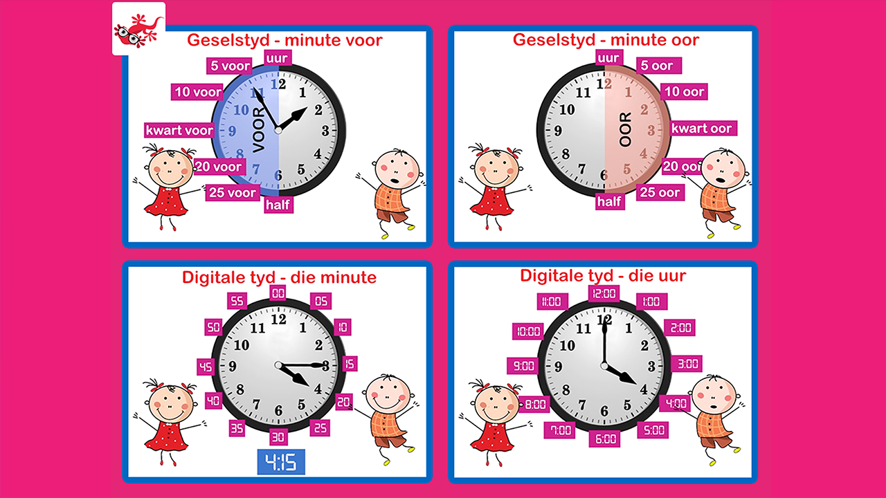 Telling Time in Afrikaans Appstore for Android